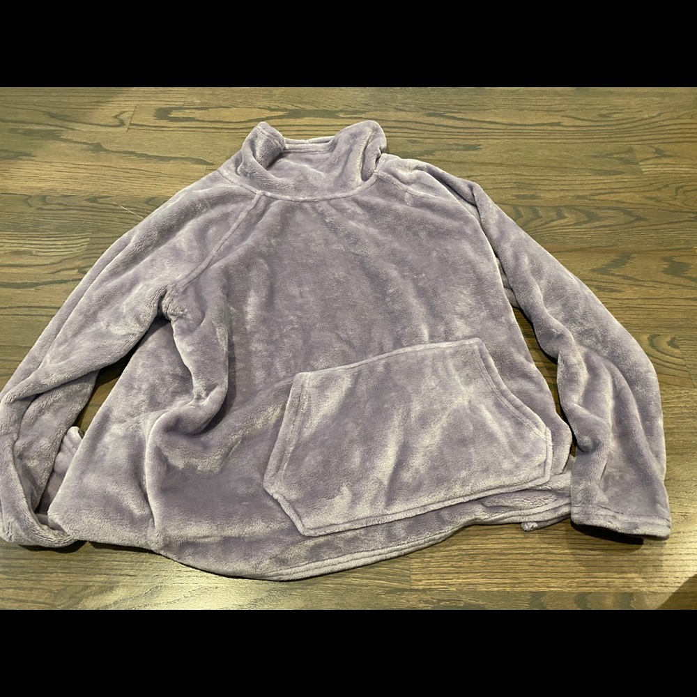 Soft Purple Turtleneck style sweatshirt
